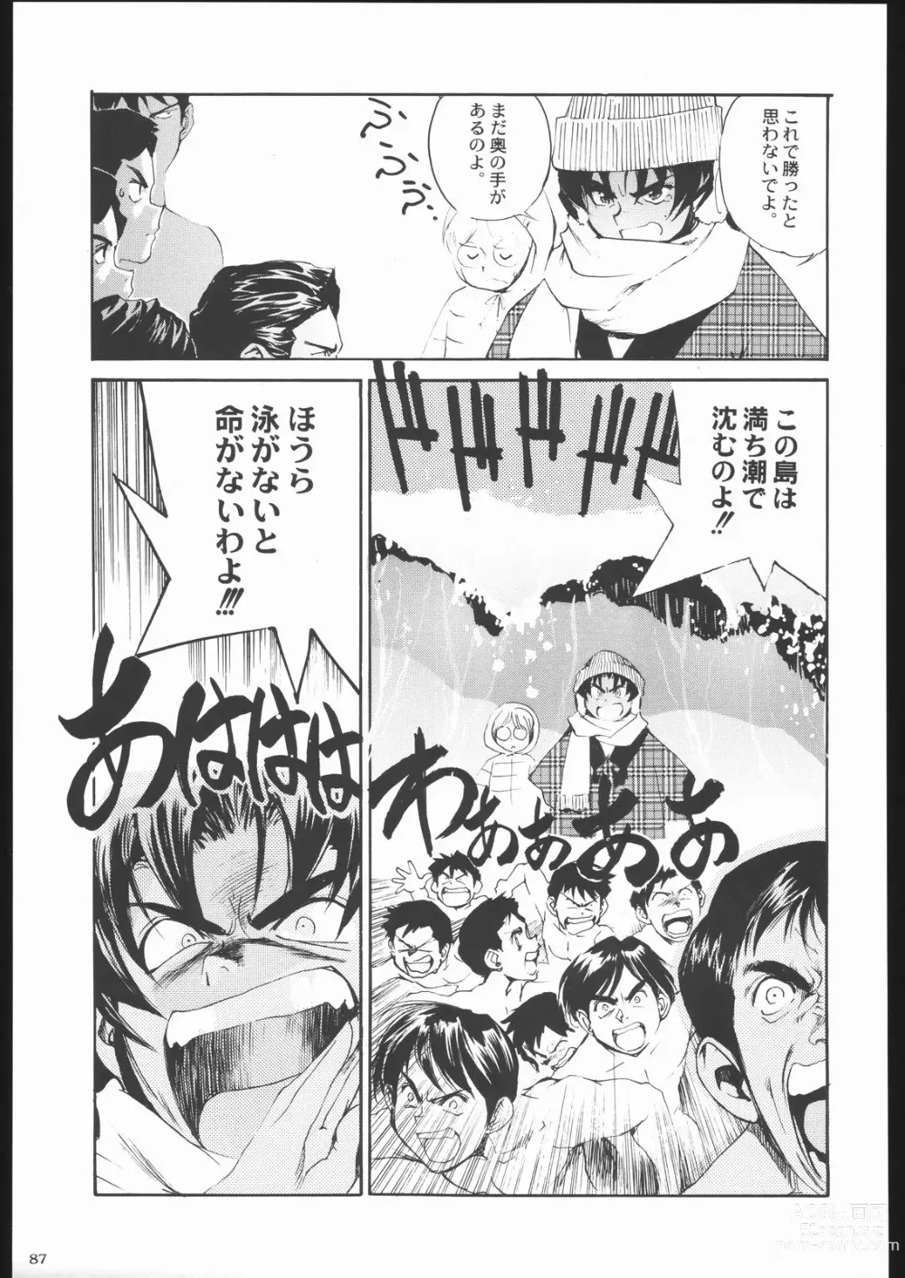 Page 86 of doujinshi Shiritsu Sangendou Gakuen Koubaibu 11 Gou