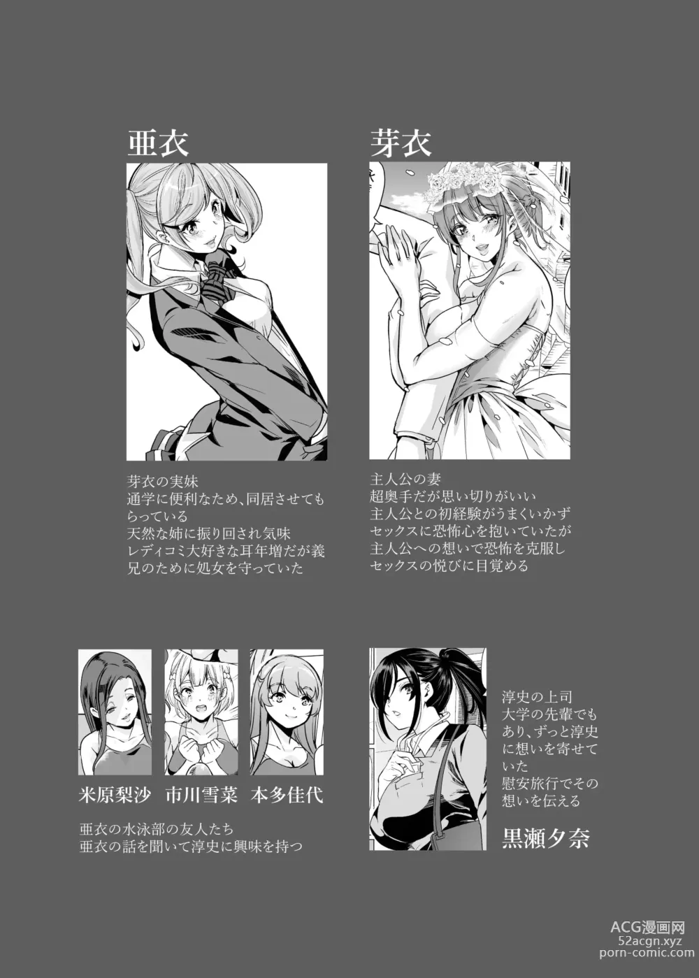 Page 323 of doujinshi ハーレムは彼女の匂い +  妻のNGが無くなっていく整合