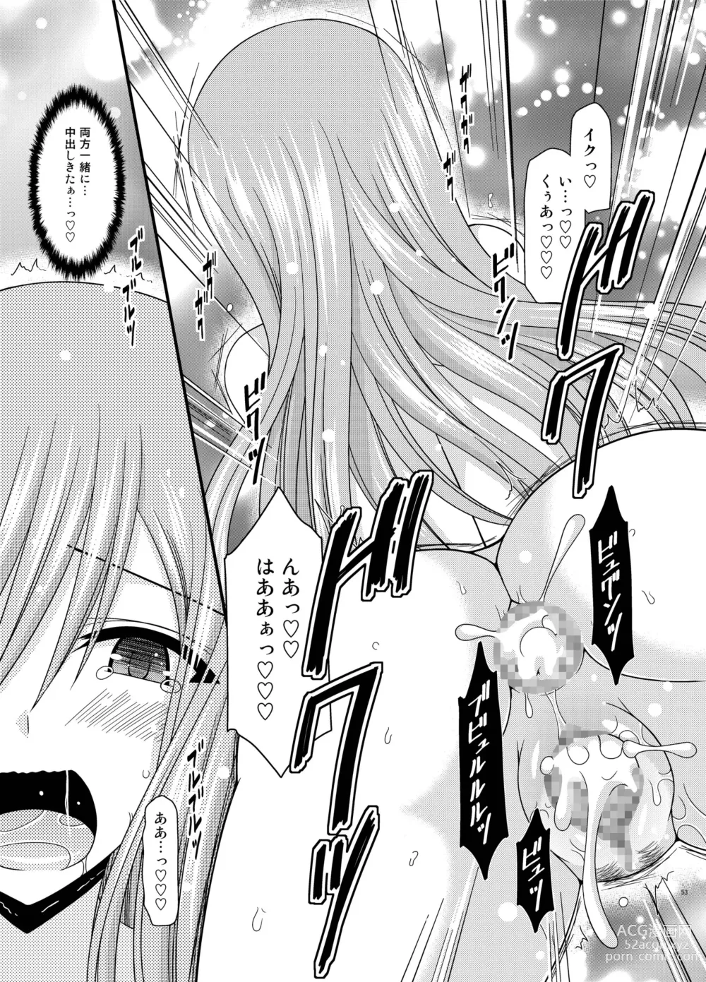 Page 53 of doujinshi Melon ga Chou Shindou! R Soushuuhen III