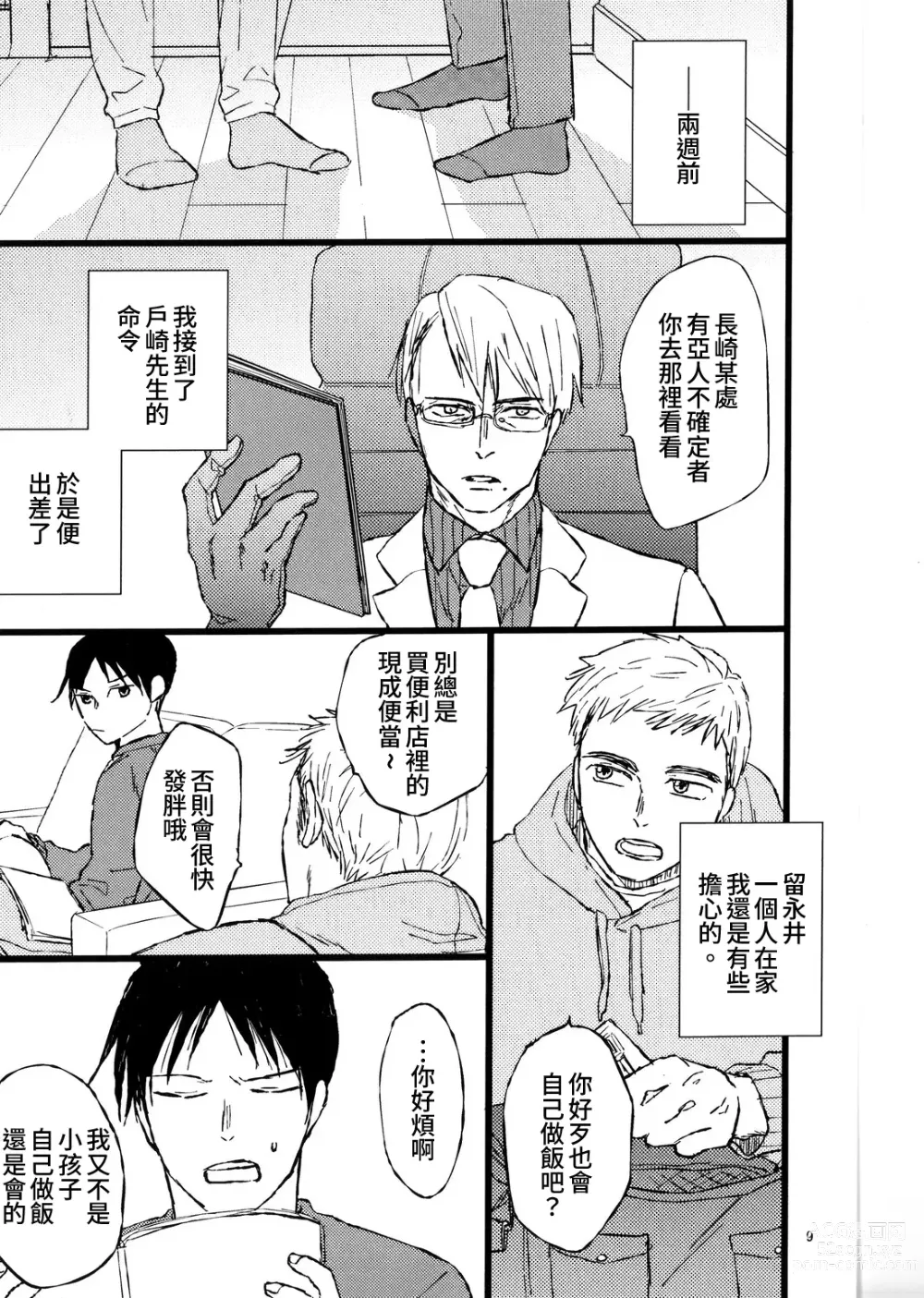 Page 6 of doujinshi 時隔兩星期回到家裡，發現永井正在自慰