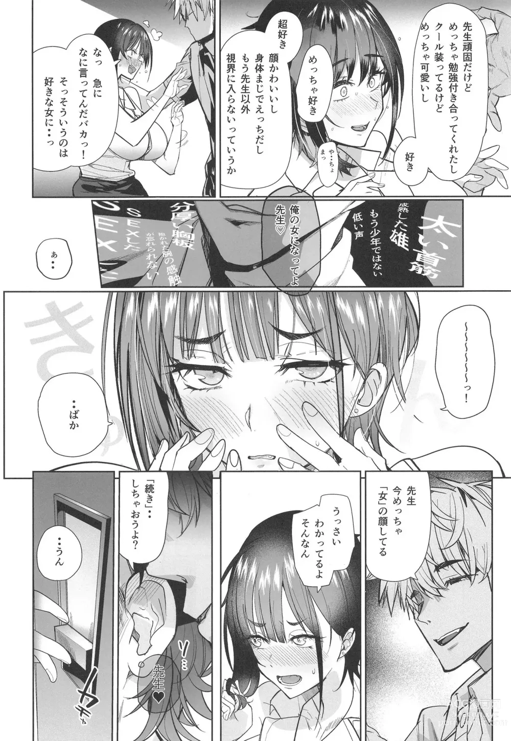 Page 24 of doujinshi Tsuyoki na Tannin Kyoushi Otoshite Mita