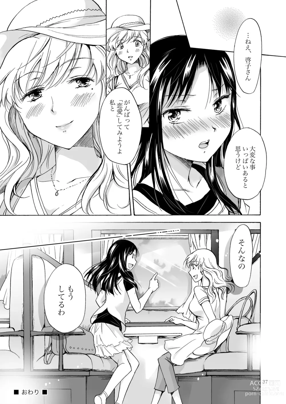 Page 36 of doujinshi Musume no Kanojo（BOOTH版）