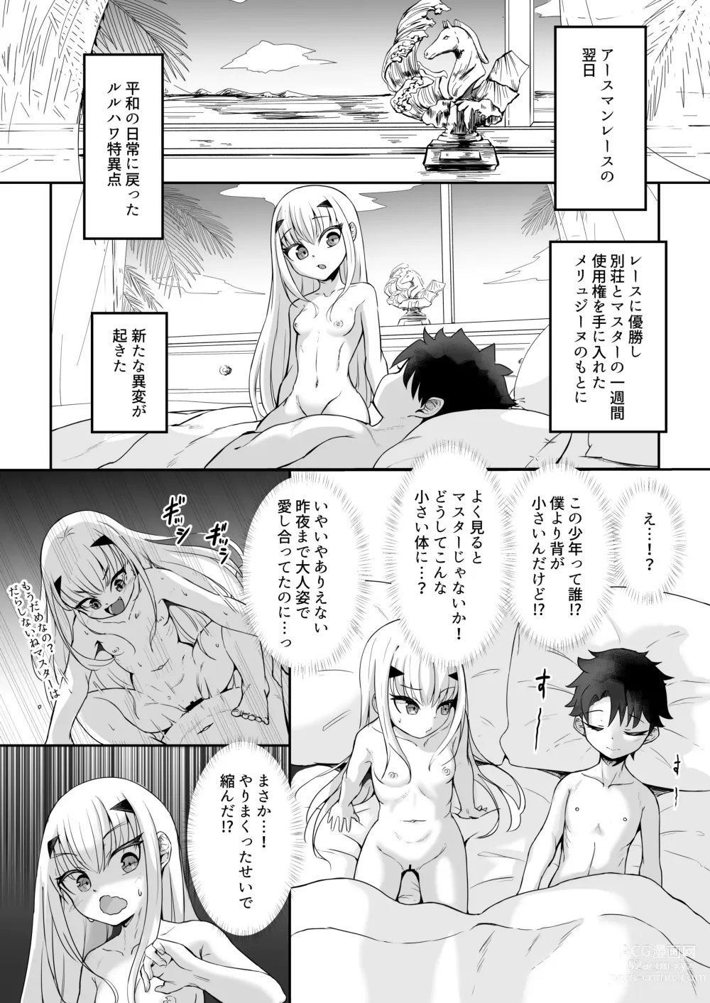 Page 2 of doujinshi FujiMelu Maryoku Kyoukyuu The Best Week Ever