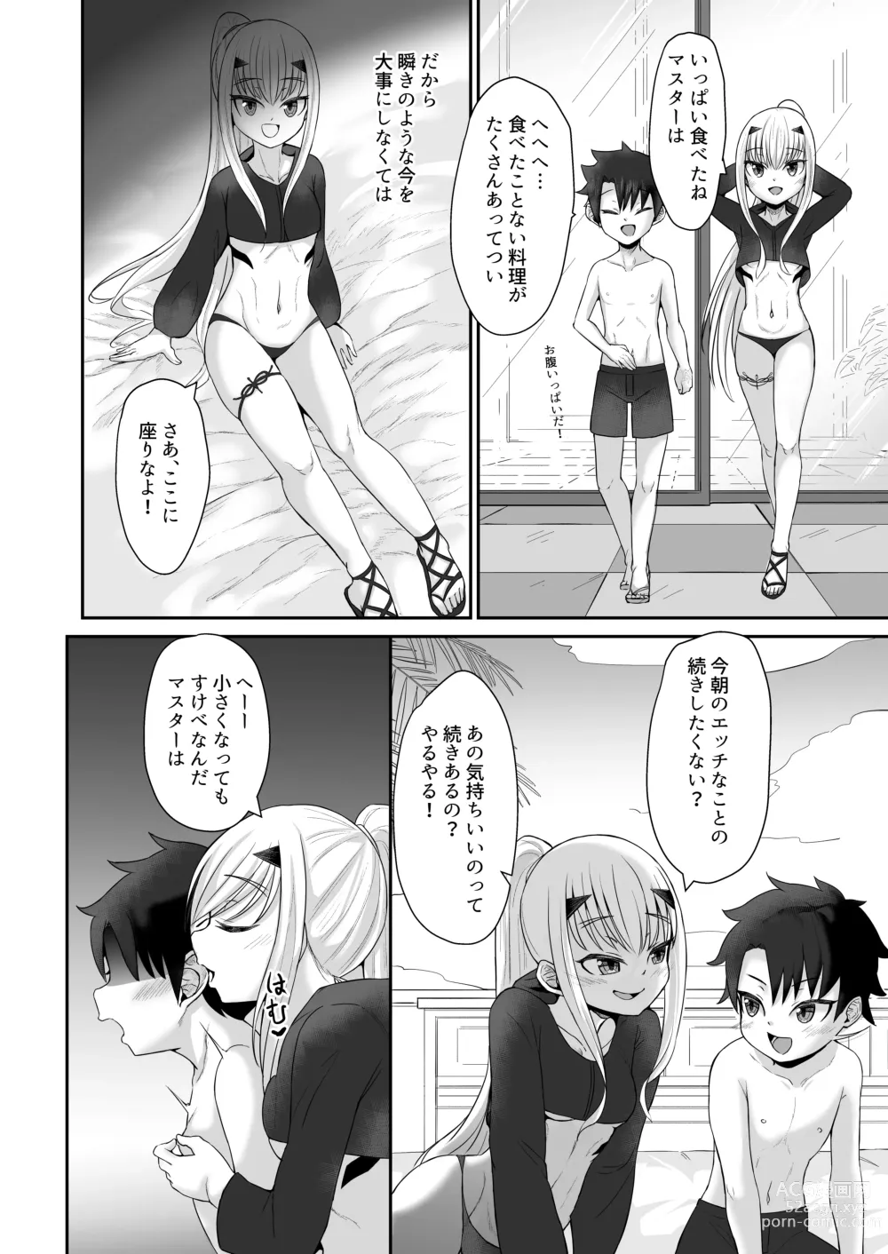 Page 9 of doujinshi FujiMelu Maryoku Kyoukyuu The Best Week Ever