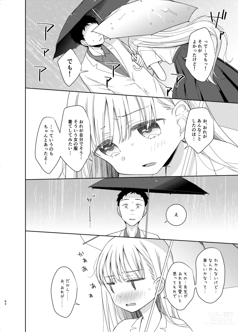 Page 61 of doujinshi TS Shoujo Haruki-kun 5