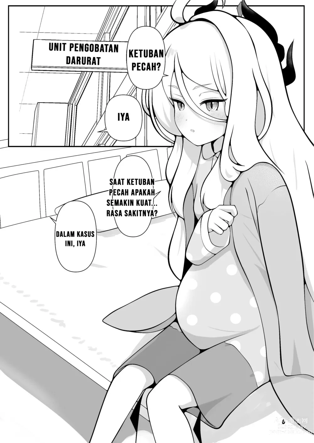 Page 6 of doujinshi Hina-chan ga ganbatte akachan oumu hon