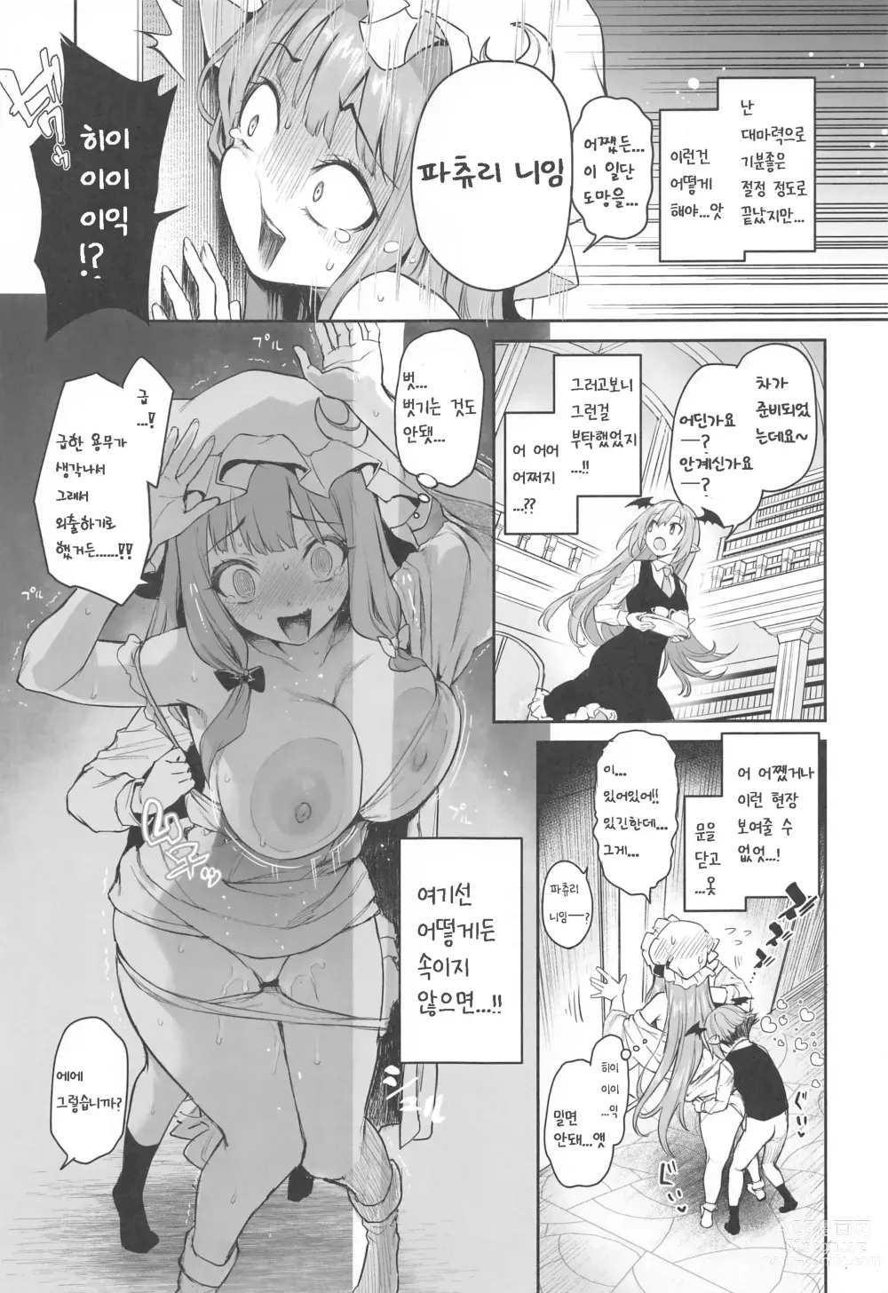 Page 9 of doujinshi Patchouli-sama to Himitsu no Heya - Patchouli and the Chamber of Secrets