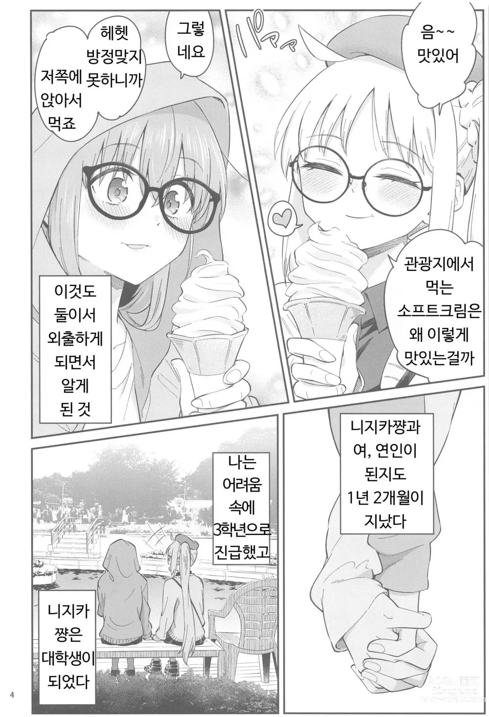 Page 3 of doujinshi Netsu o Mazete Shin o Tokashite