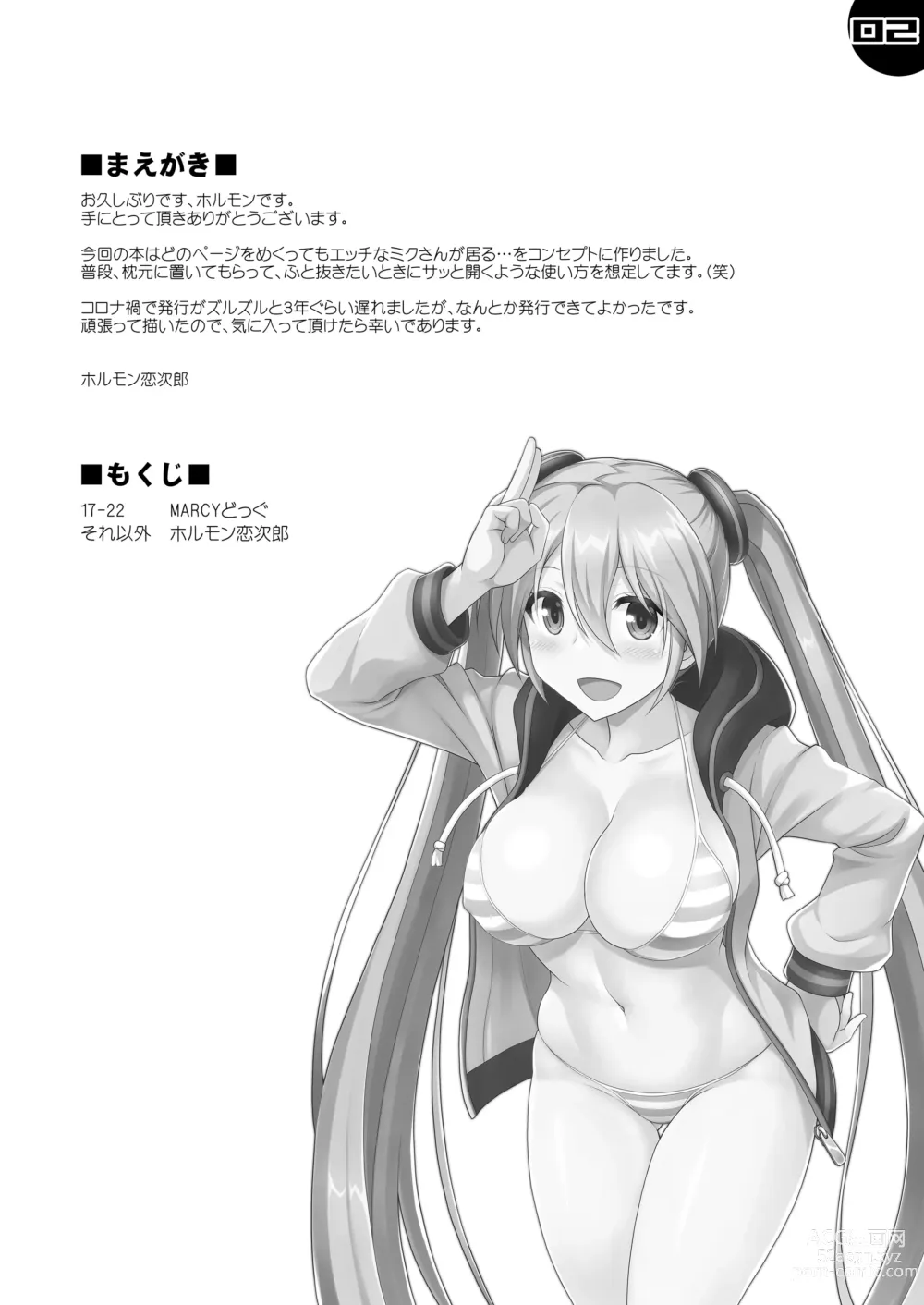 Page 3 of doujinshi Miku Ijiri - TOUCH MIKU