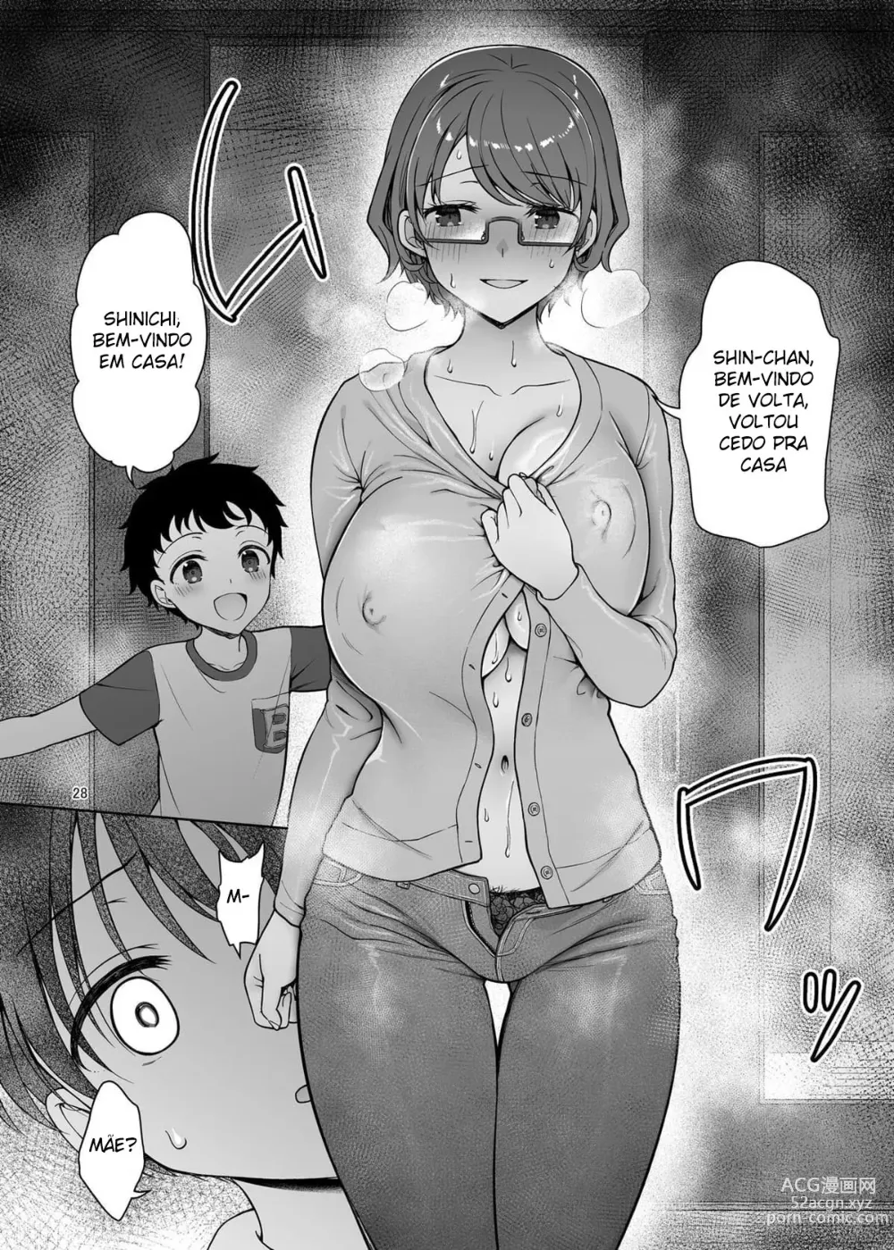 Page 28 of doujinshi Minha Mãe Só Vira uma Vadia Pro Meu Irmãozinho