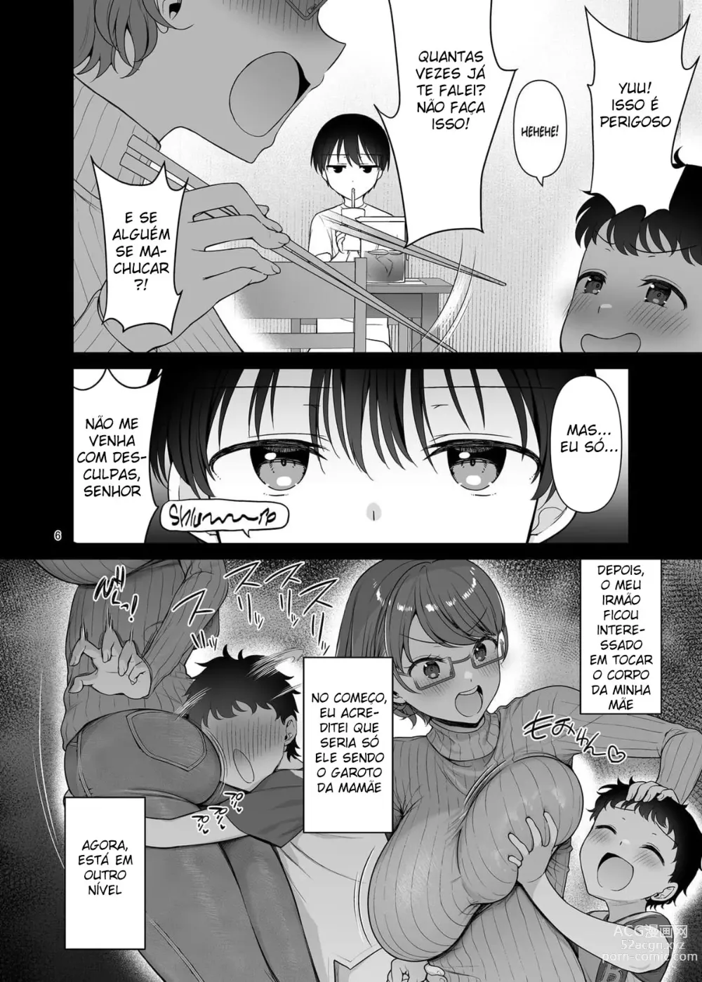 Page 6 of doujinshi Minha Mãe Só Vira uma Vadia Pro Meu Irmãozinho