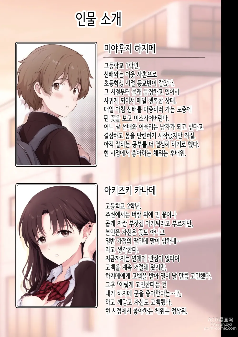 Page 4 of doujinshi 나와 선배의 첫경험 일지