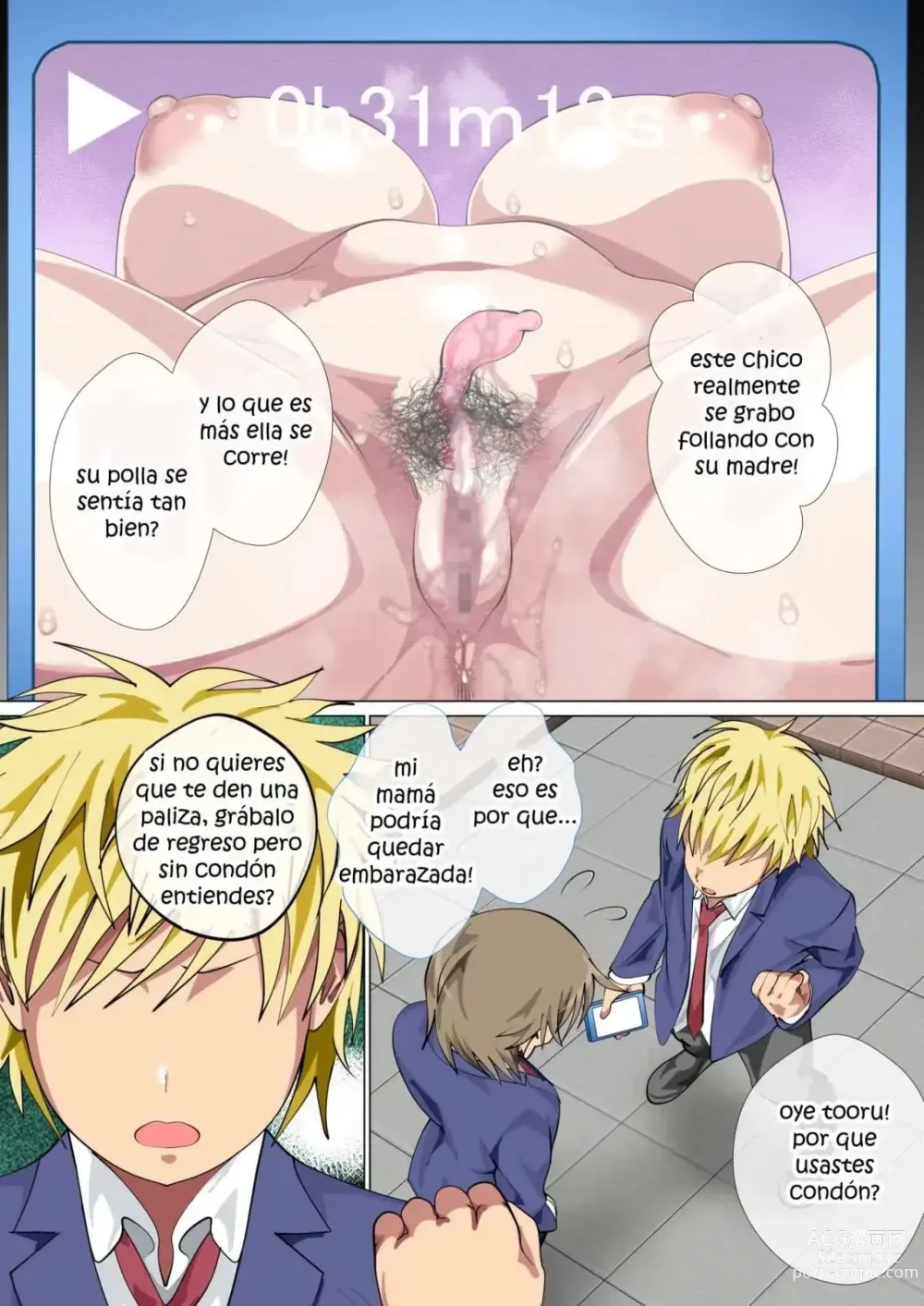 Page 58 of doujinshi Las consecuencias de que una madre sea arrastrada a hacer un video sexual