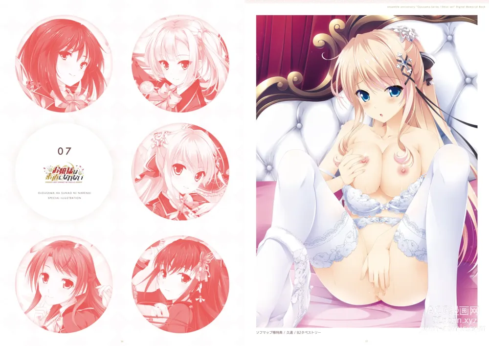 Page 29 of manga ensemble anniversary Ojousama-Series 10disc set DIGITAL MEMORIAL BOOK