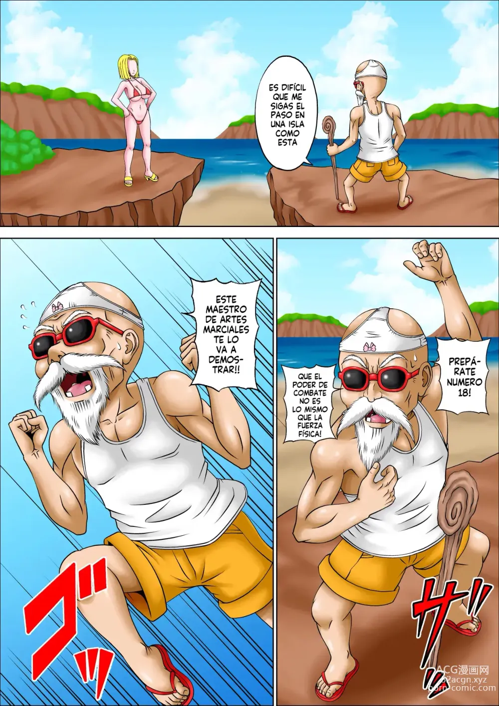 Page 4 of doujinshi La violacion del Maestro Roshi