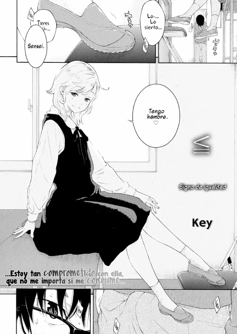 Page 2 of doujinshi key - SIGNO DE DESIGUALDAD