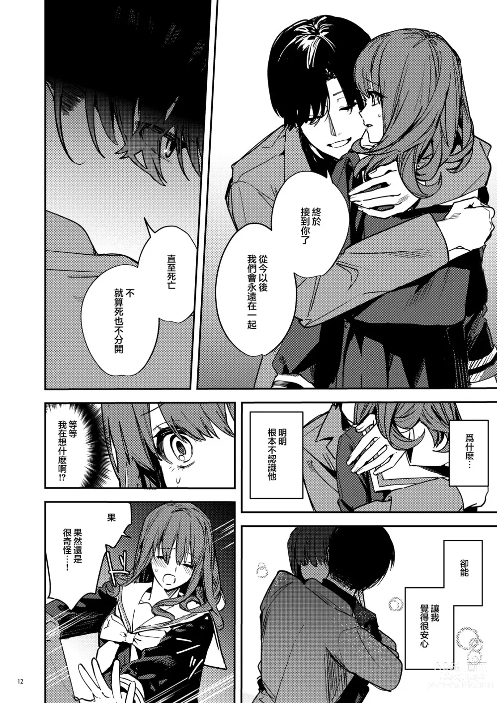 Page 14 of doujinshi Yandere Kyuuketsuki no Shuuchaku Ai Kankin x Keiyaku Sex