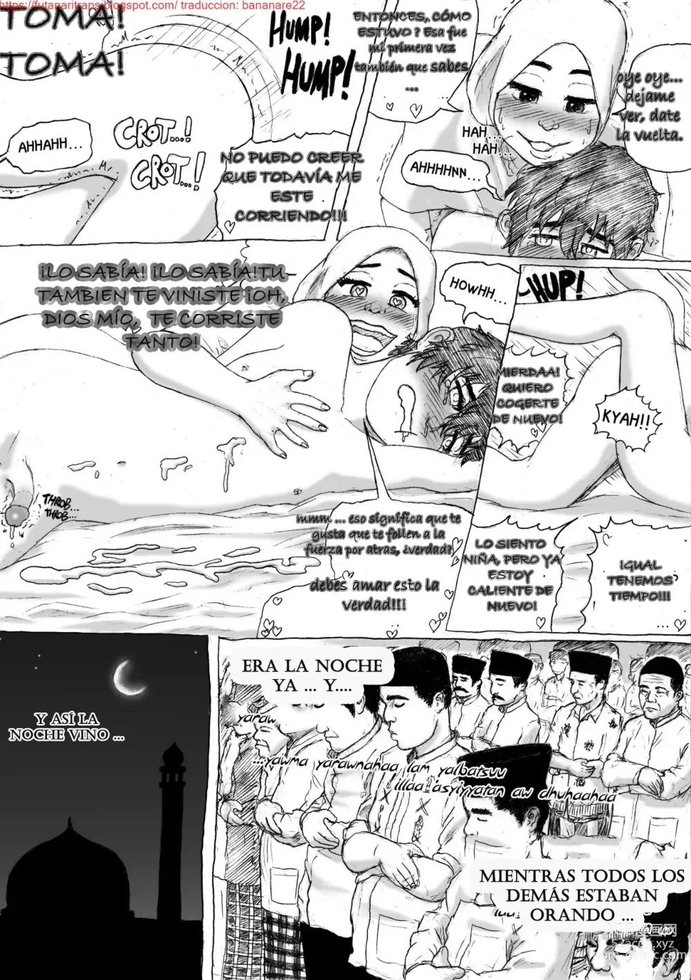 Page 15 of doujinshi Kartun Islami: Sebuah hentai futanari pegging