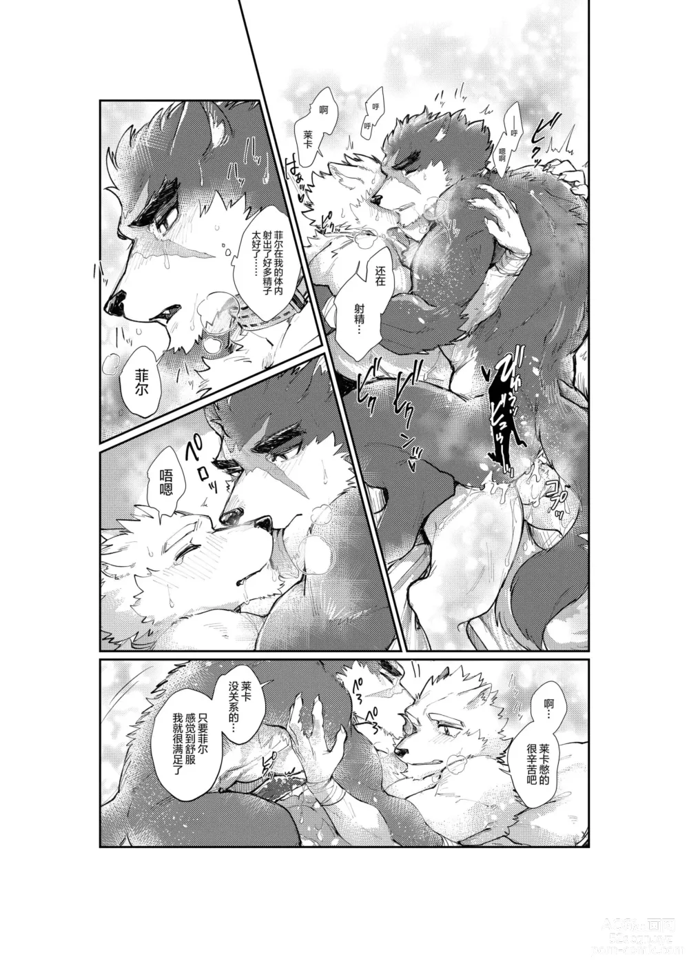 Page 14 of doujinshi 菲尔与莱卡 (decensored)