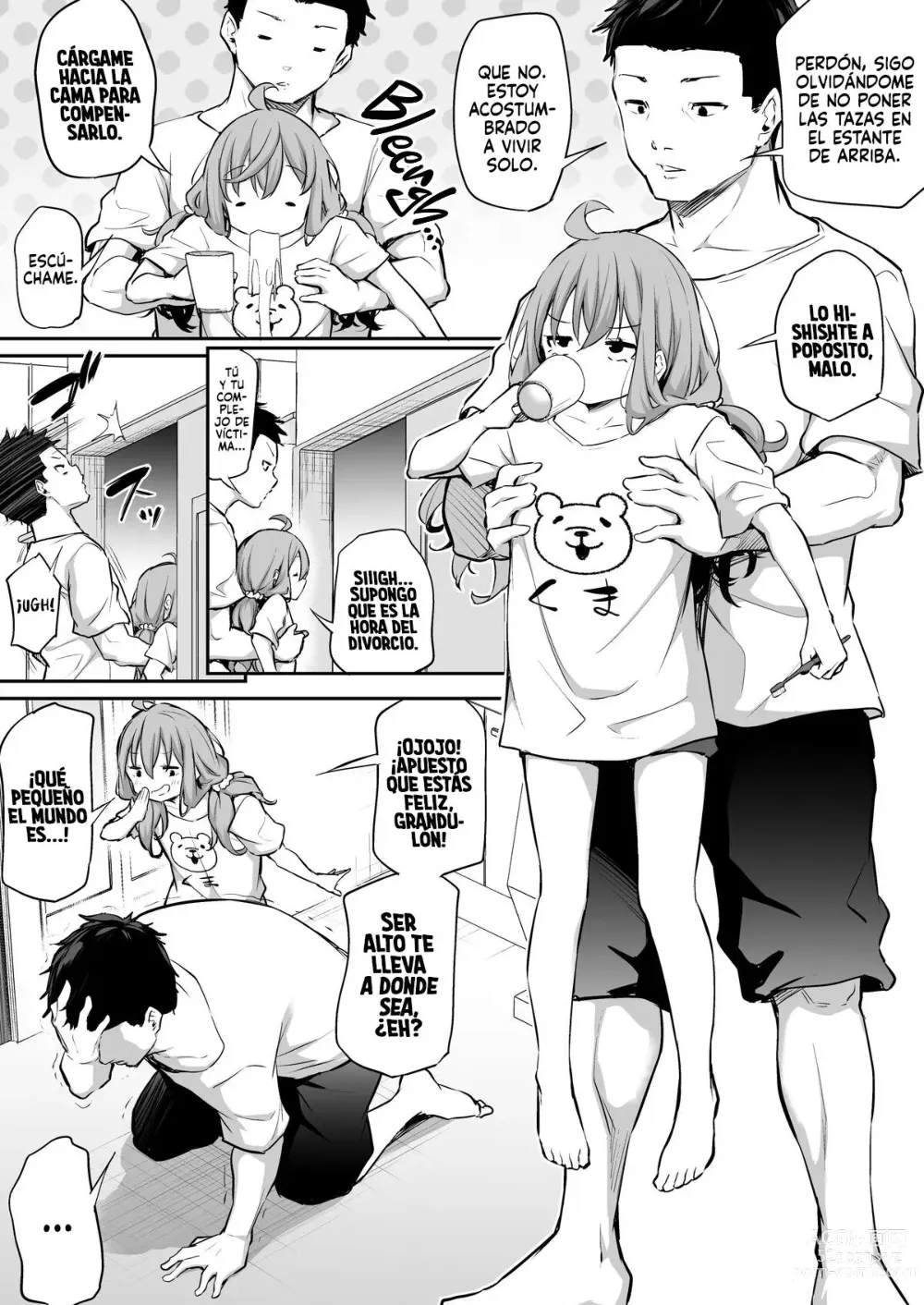 Page 2 of doujinshi Pareja con Diferencia de Altura Extrema 2