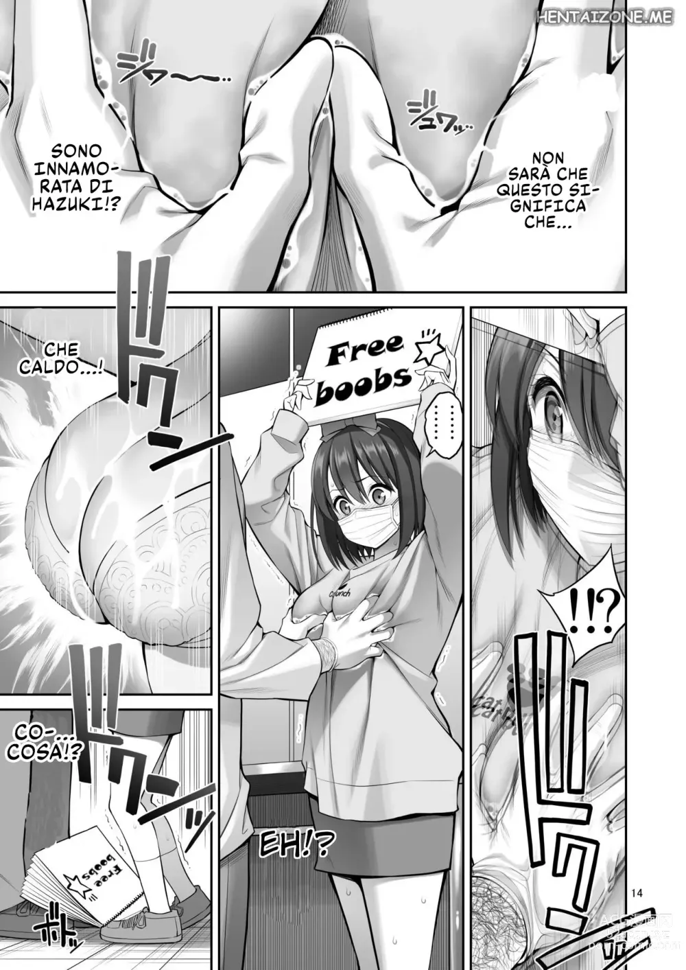 Page 14 of doujinshi Tette Gratis