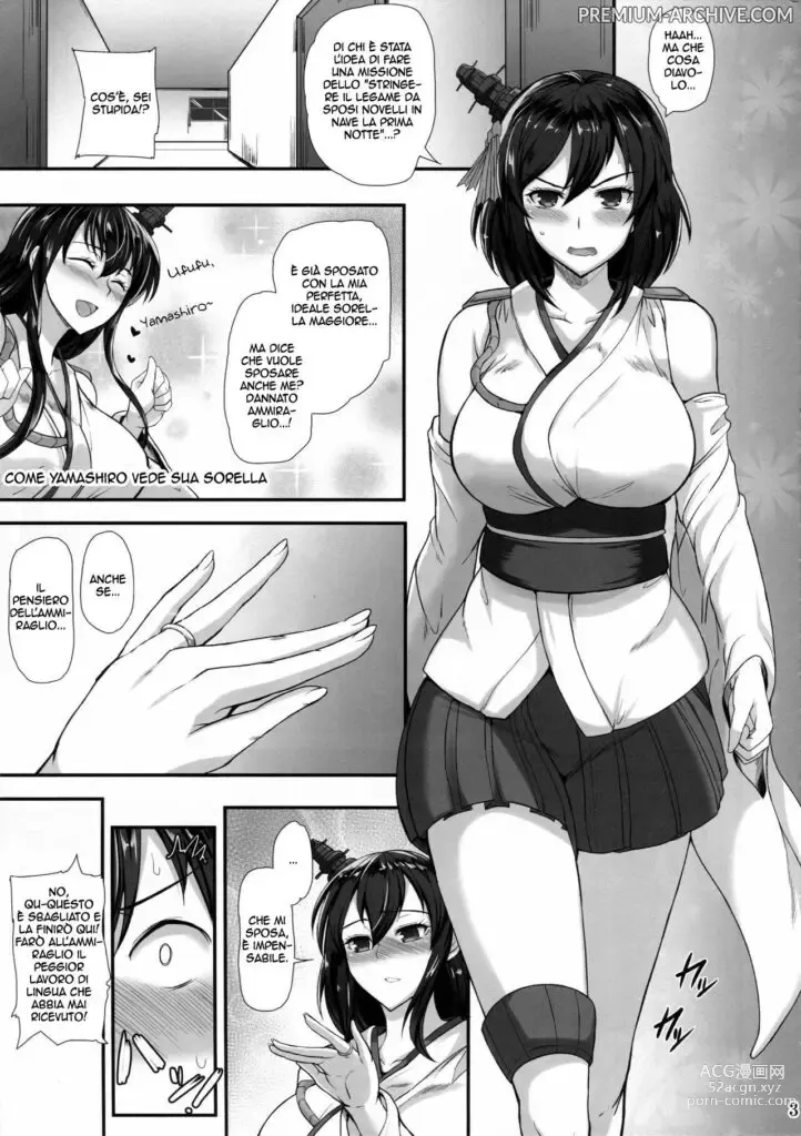 Page 3 of doujinshi Fusou e Yamashiro Vita da Mogli