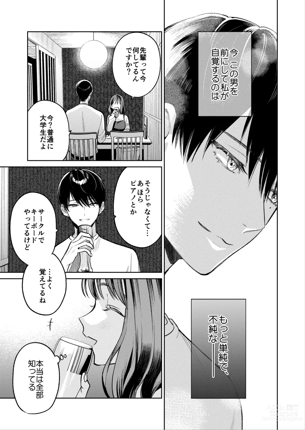 Page 18 of doujinshi Senpai, Sonna no Shiranai desu ~Bansou shite ita Kare no Yubi wa Ima, Watashi no Naka o Midashiteru~