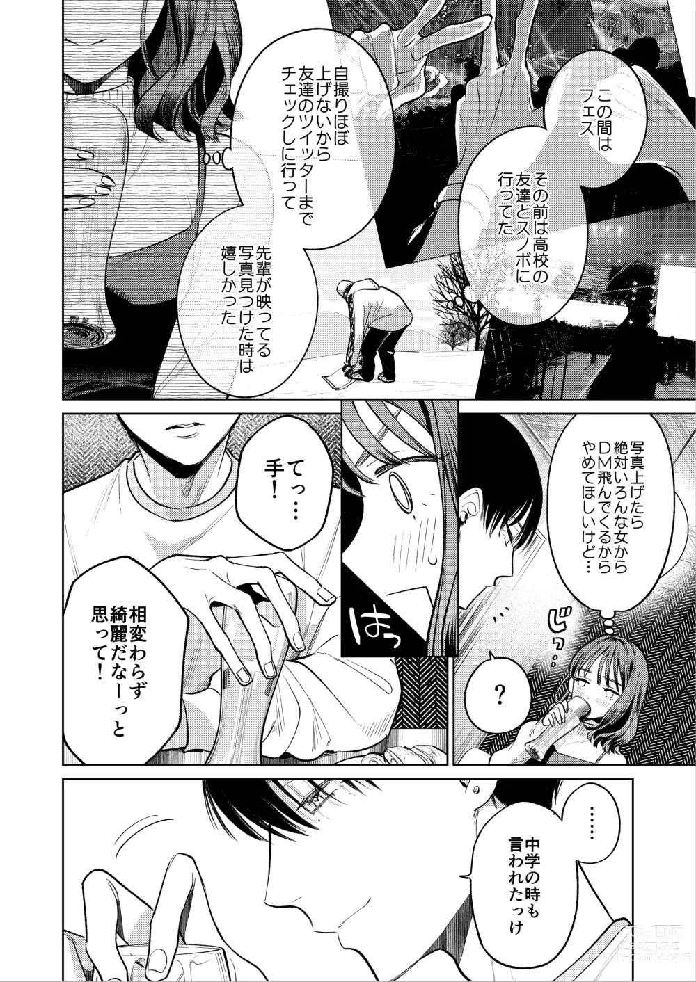 Page 19 of doujinshi Senpai, Sonna no Shiranai desu ~Bansou shite ita Kare no Yubi wa Ima, Watashi no Naka o Midashiteru~