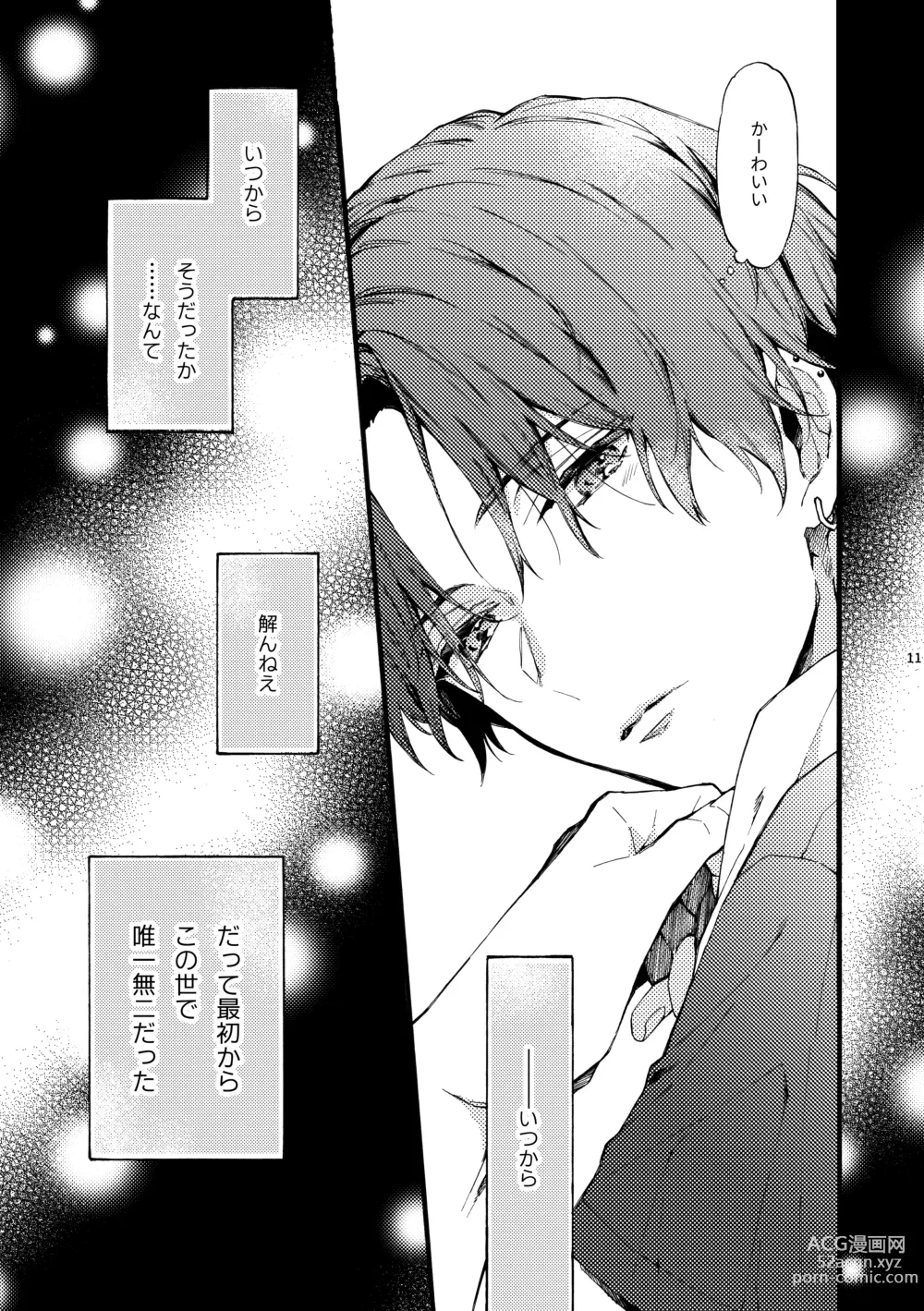 Page 11 of doujinshi Kono Hito Kareshi ja Arimasen!! (2) ~Shinomura Kyoudai no Jijou side Fuyuto~