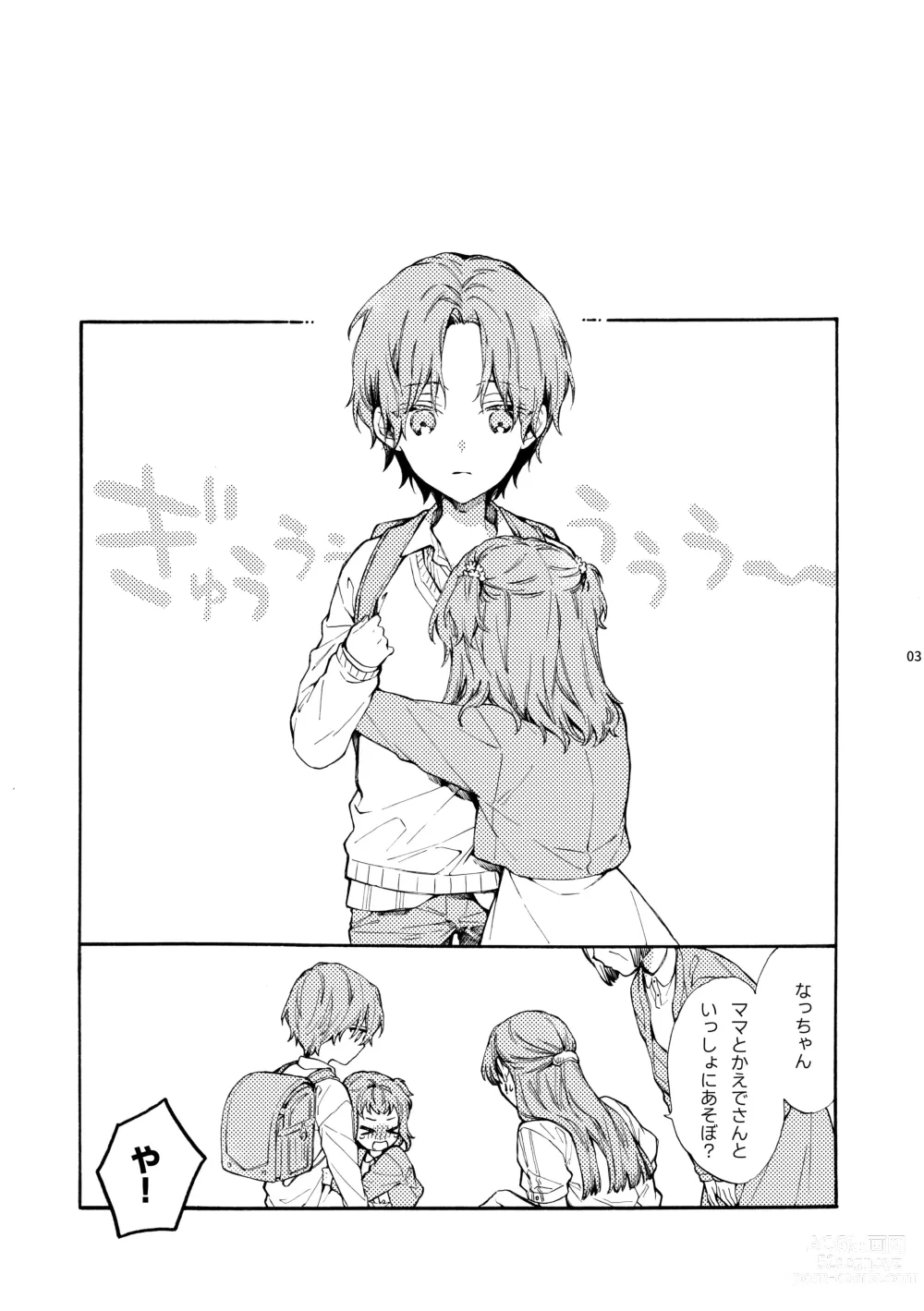 Page 3 of doujinshi Kono Hito Kareshi ja Arimasen!! (2) ~Shinomura Kyoudai no Jijou side Fuyuto~