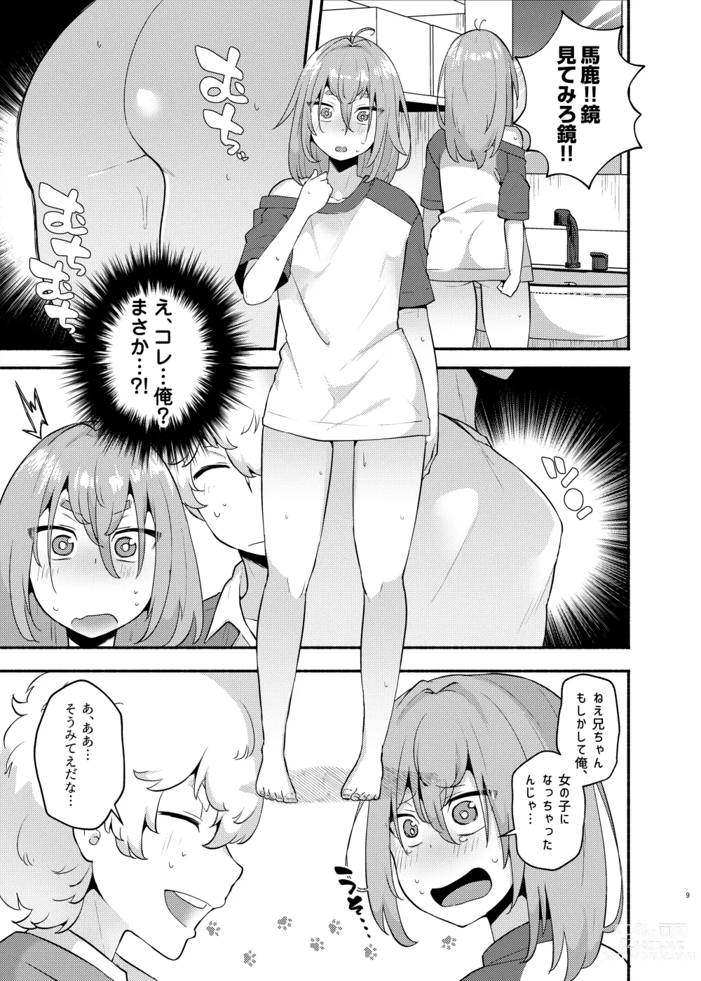 Page 9 of doujinshi Ore no Otouto ga Imouto ni Natta Hanashi