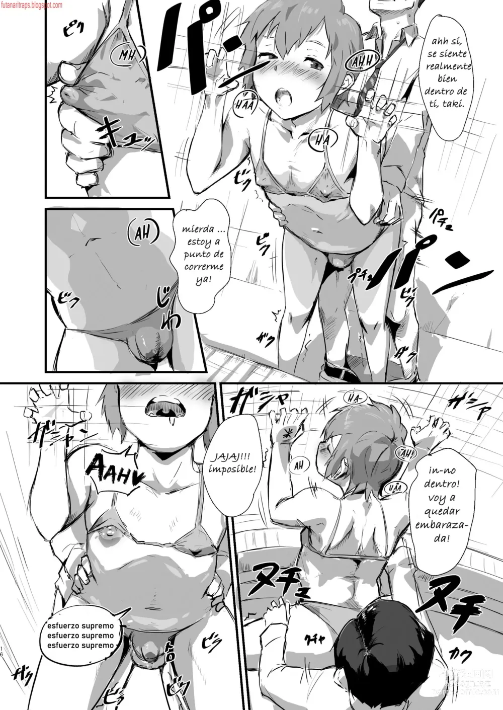 Page 15 of doujinshi Taki no Ana. - sissy hole. Zenpen