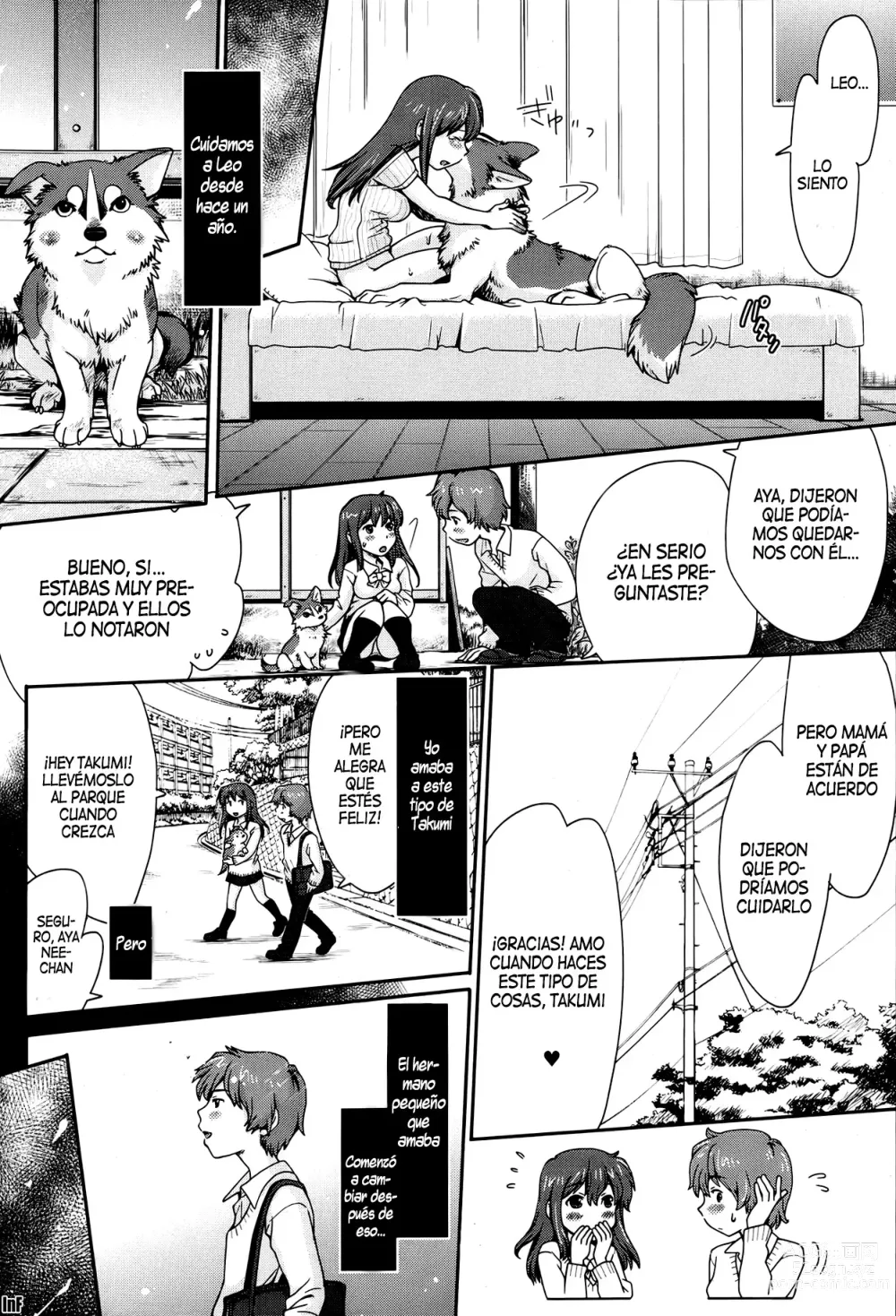 Page 2 of manga Los hermanos pervertidos y su perro