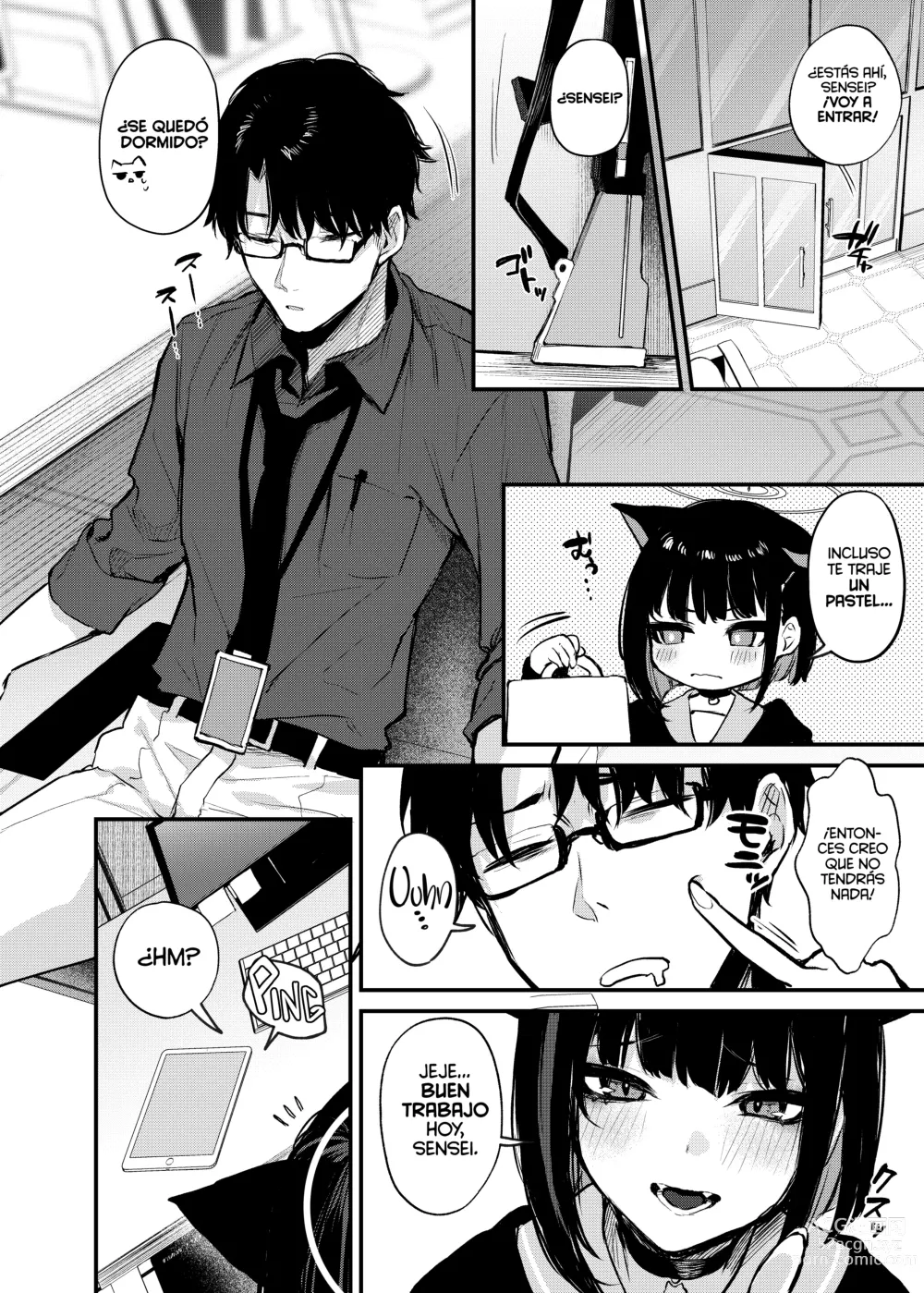 Page 3 of doujinshi El Dulce Secreto de Kyouyama Kazusa (Blue Archive)}