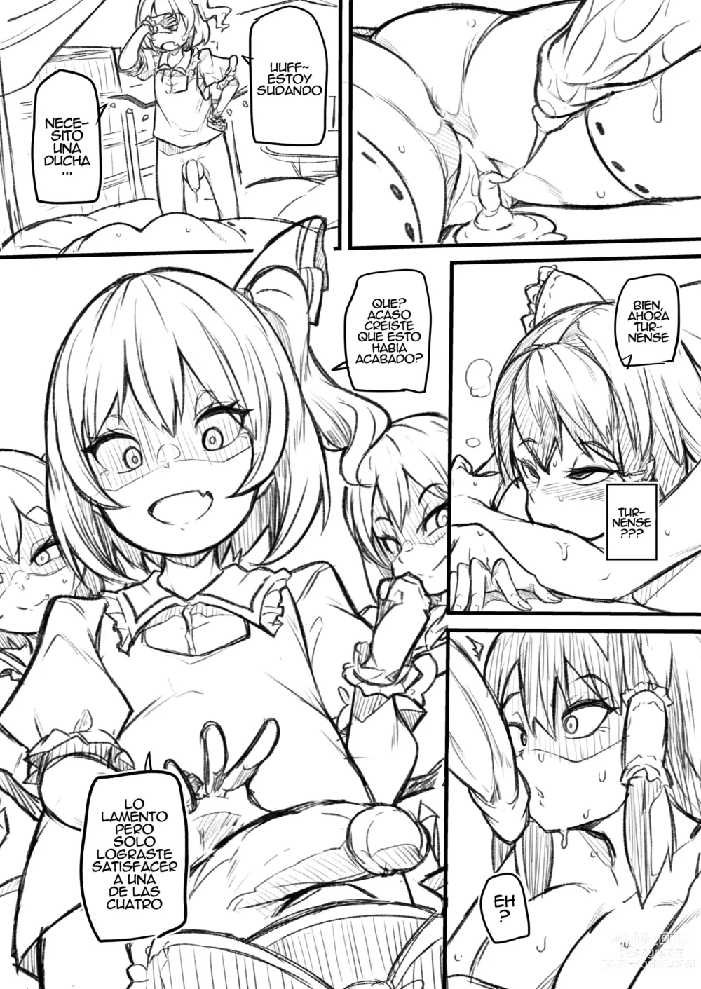 Page 23 of doujinshi Futanari Furan-chan ga Reimu o Chokyo Suru Manga