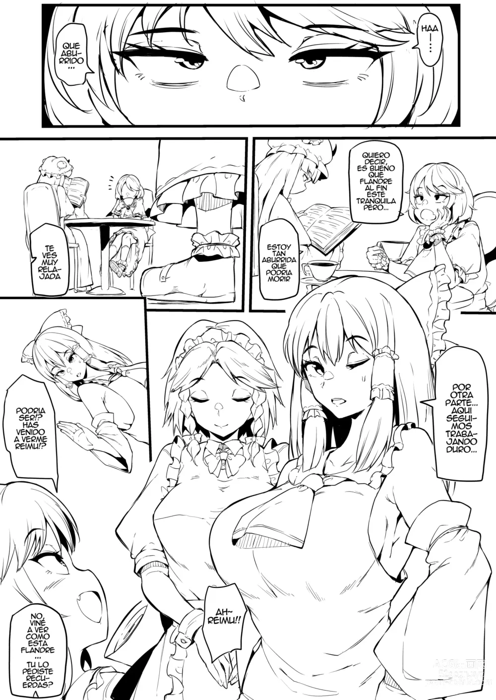 Page 25 of doujinshi Futanari Furan-chan ga Reimu o Chokyo Suru Manga