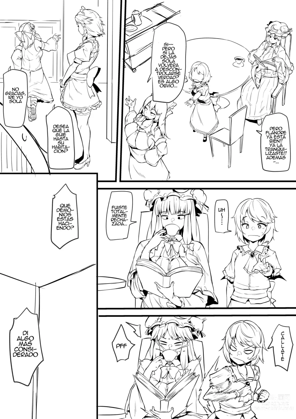 Page 26 of doujinshi Futanari Furan-chan ga Reimu o Chokyo Suru Manga