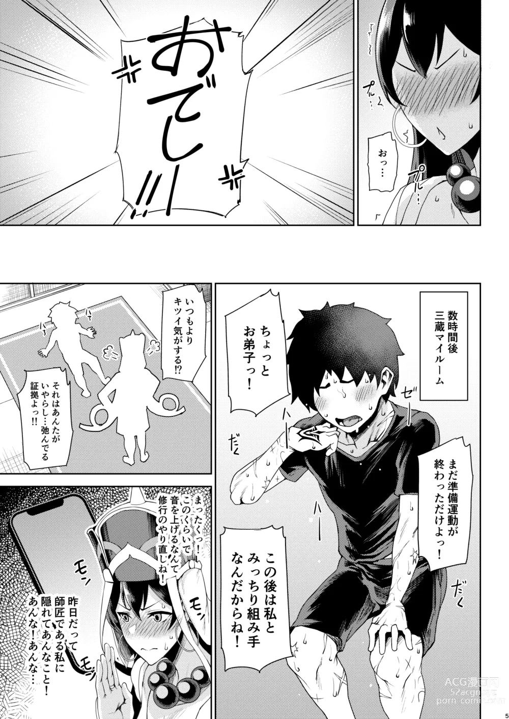 Page 4 of doujinshi Shugyounau