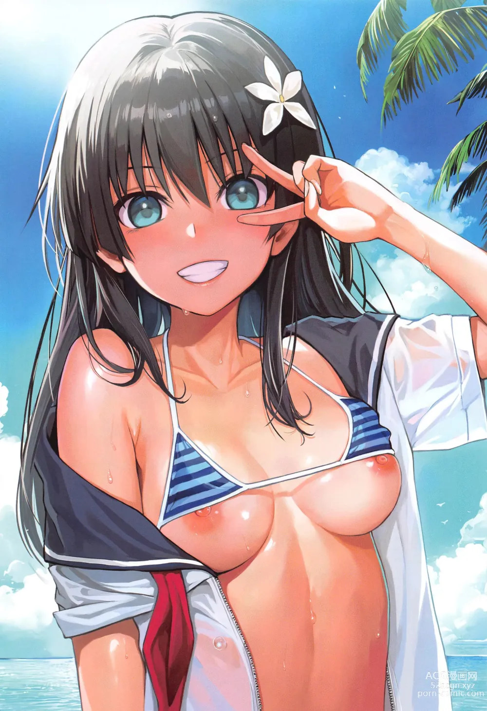 Page 4 of doujinshi Saten-san, Image Video o Toru Summer