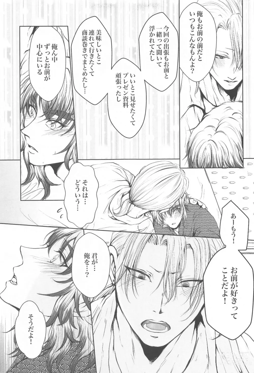 Page 8 of doujinshi Unsafe x Red amber