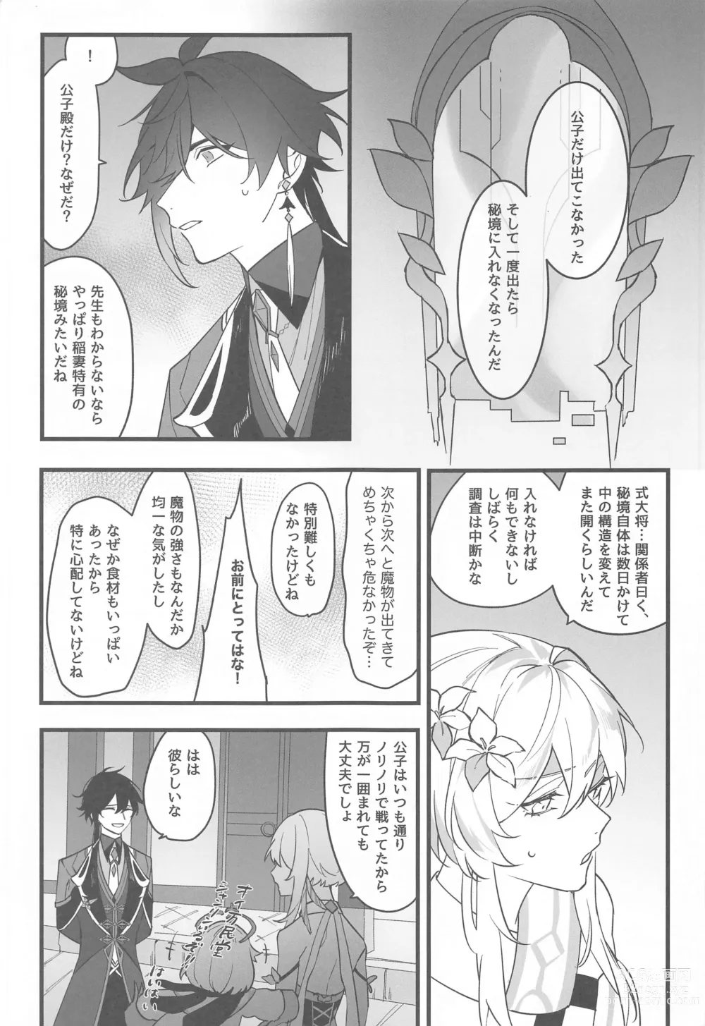 Page 24 of doujinshi Itsuka no Betsuri made - Until we part someday