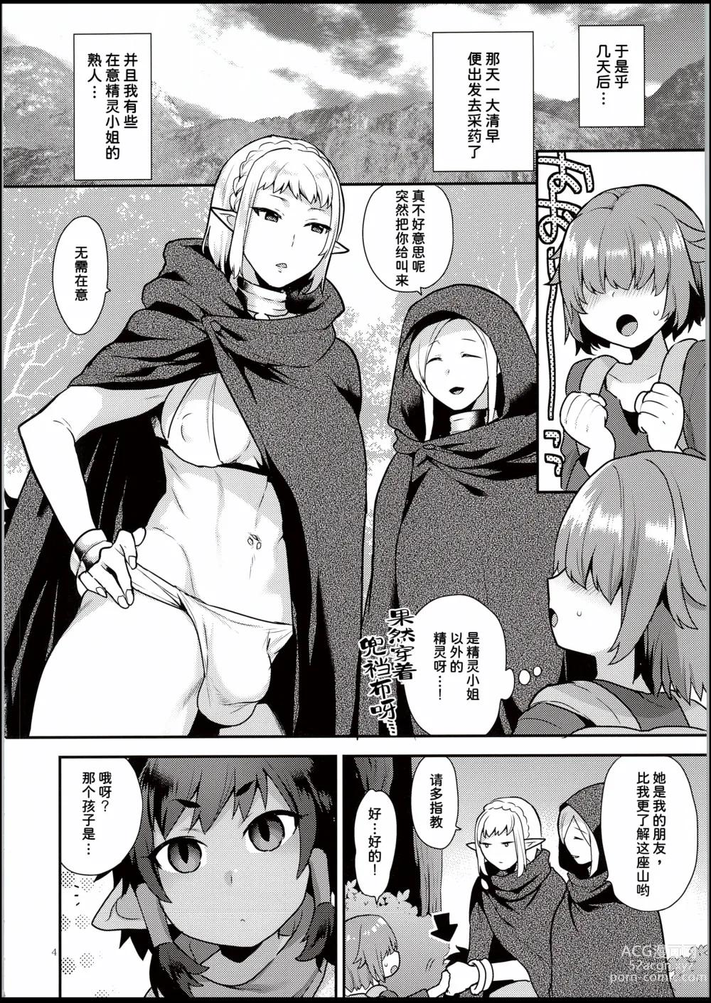 Page 3 of doujinshi Elf Onsen