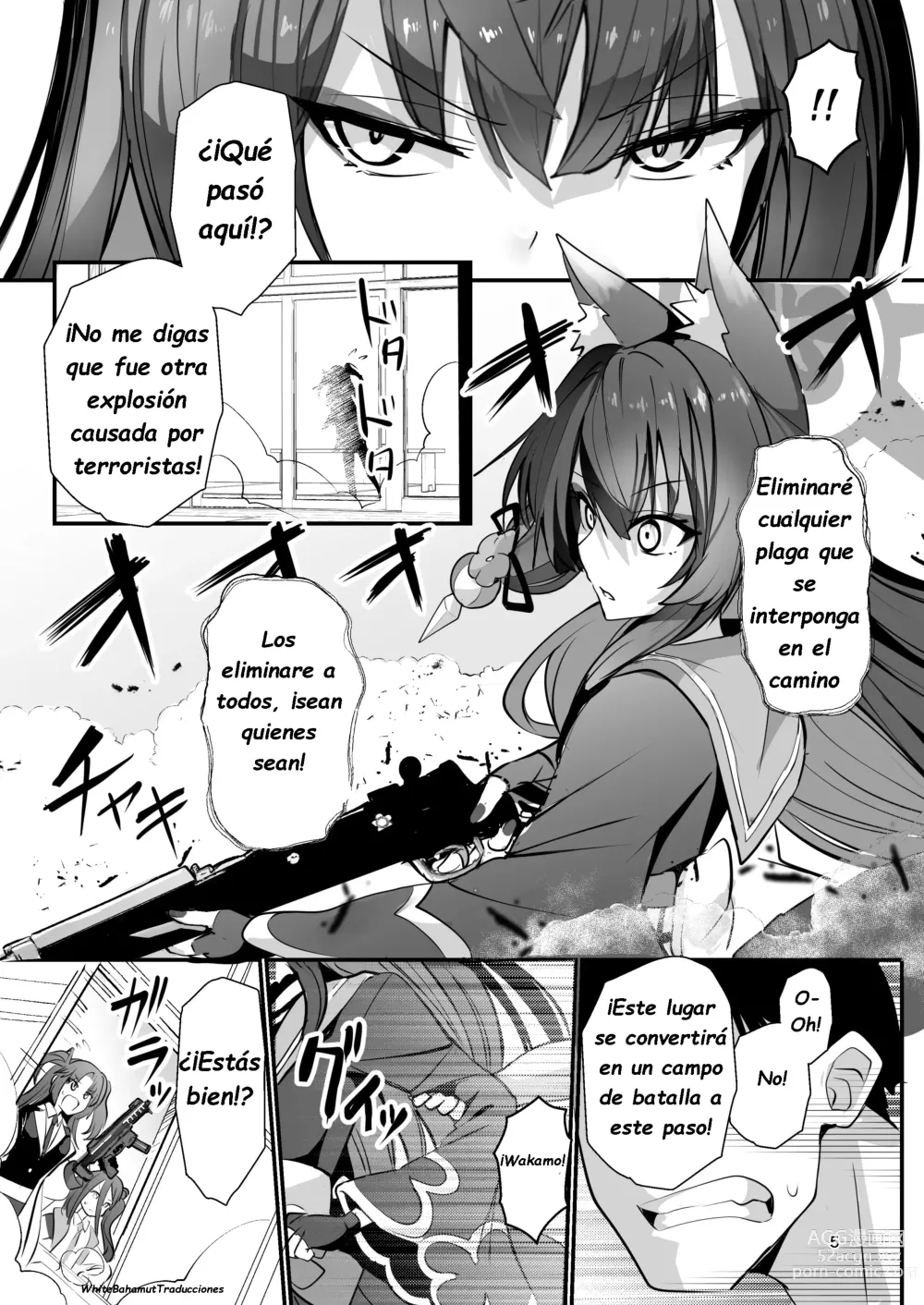 Page 4 of doujinshi Wakamo Kosaka quiere verte