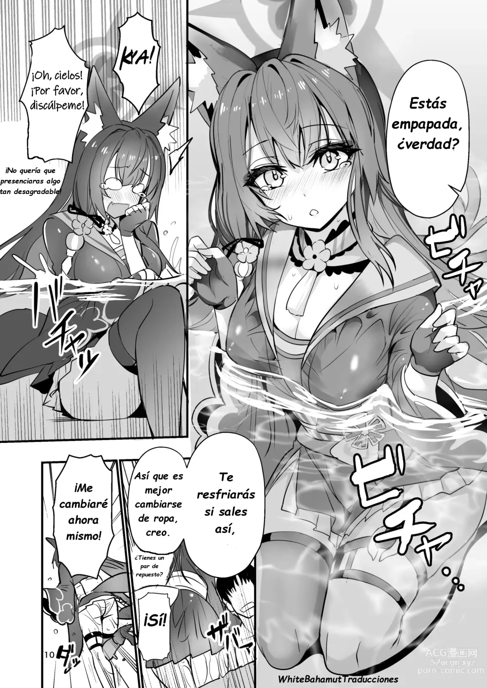 Page 9 of doujinshi Wakamo Kosaka quiere verte