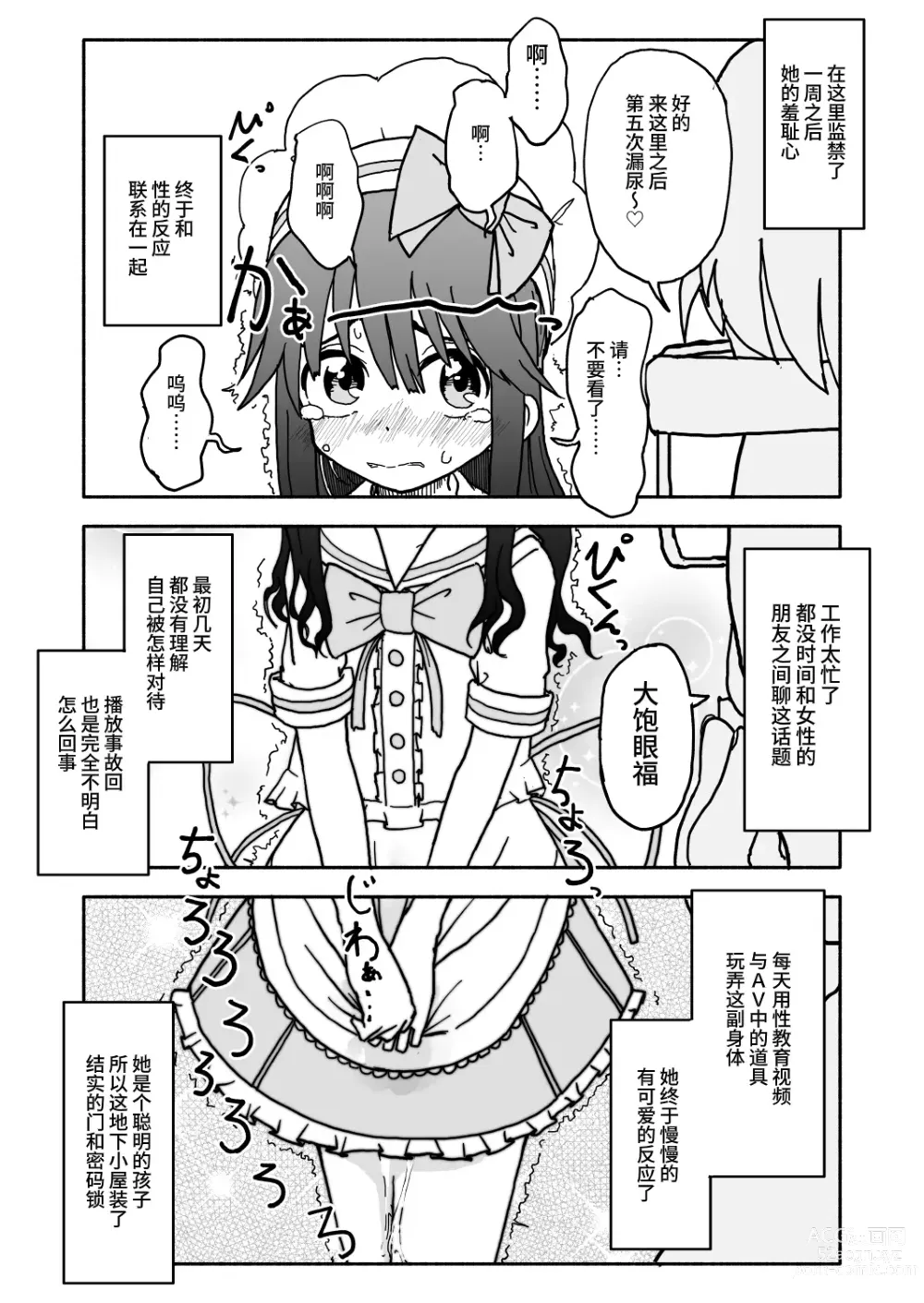 Page 25 of doujinshi Okashi Zukuri Idol Gimi! Kankin Choukyou Manga