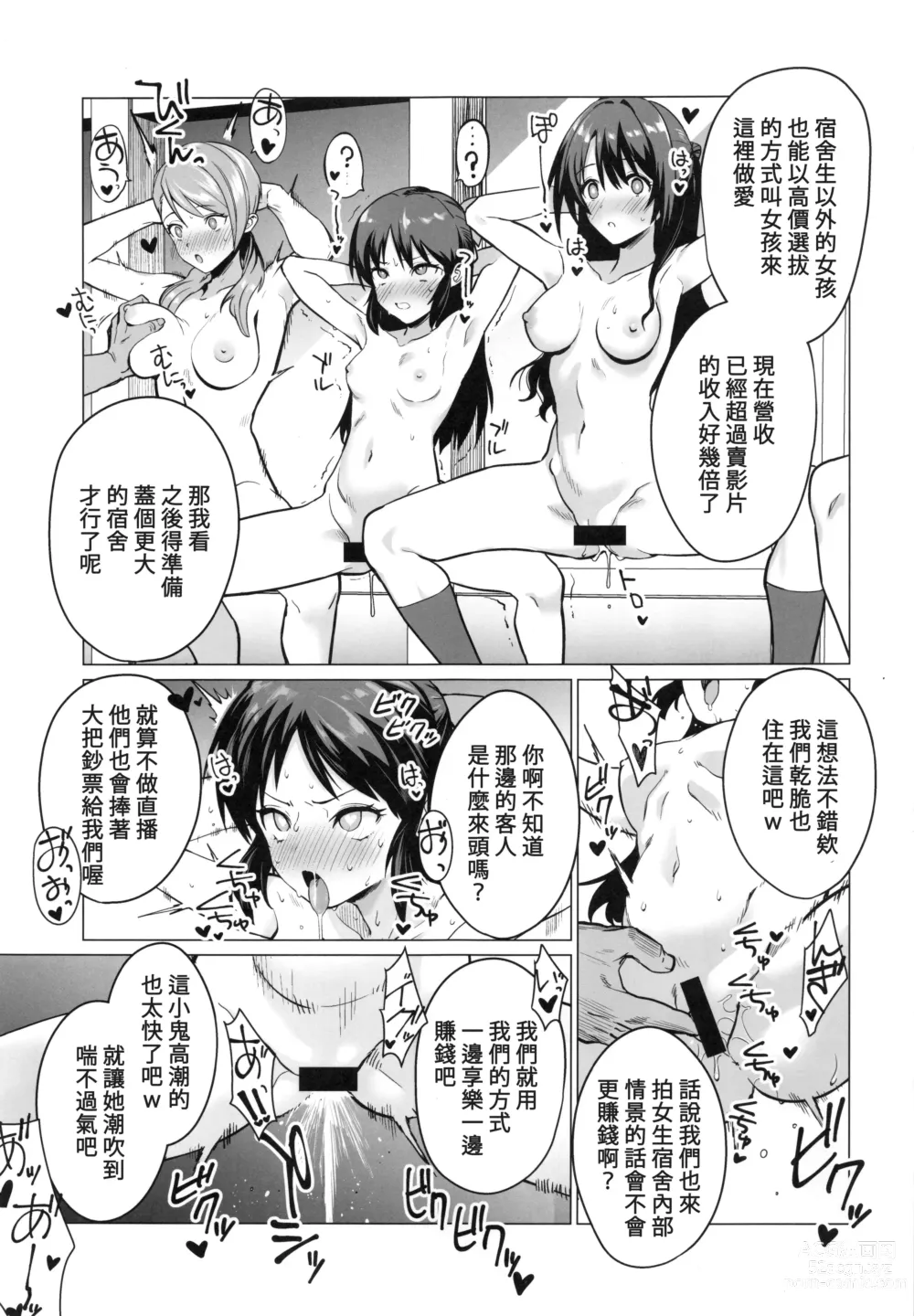 Page 6 of doujinshi Saimin Idol Work Joshi Ryou Hen