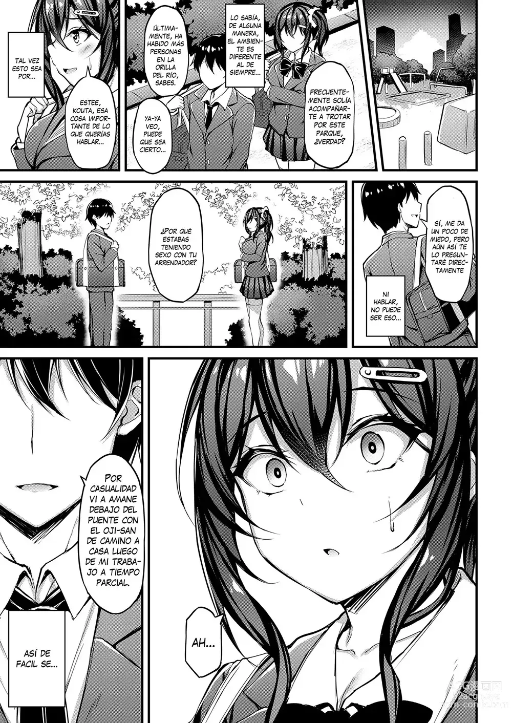 Page 8 of doujinshi Kanojo ga Separate o Matou Riyuu -Watashi no Oji-san ni Sasageru Seishun Iro no Separate-