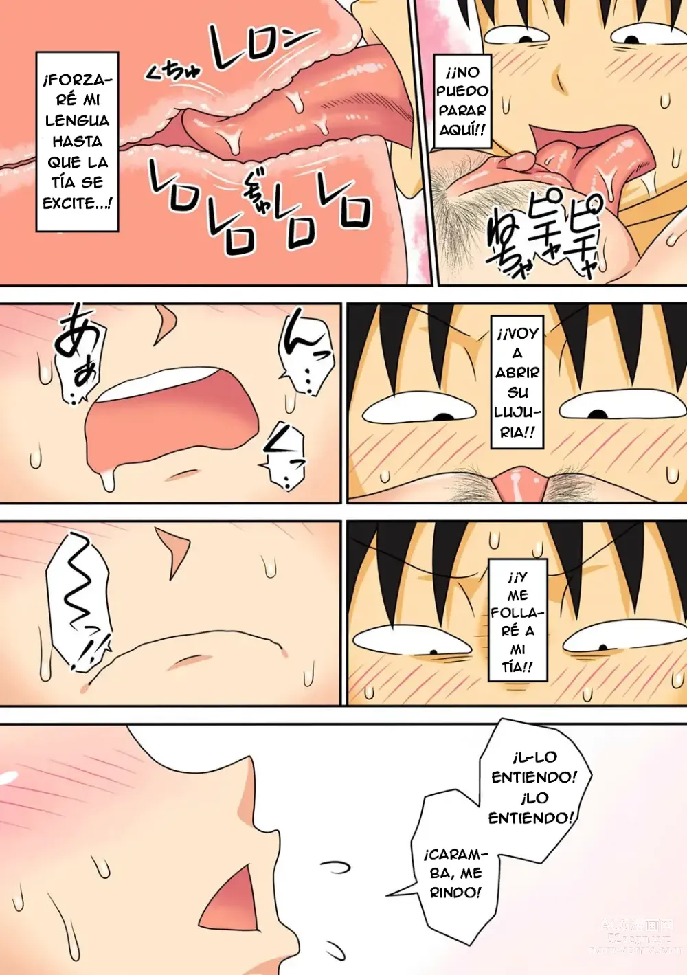 Page 24 of manga Shy Nephew Wants to Fuck Auntie /SPANISH/