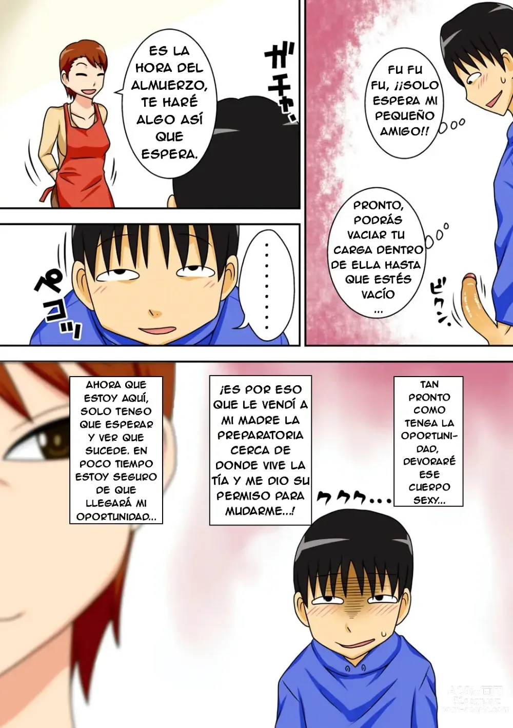 Page 5 of manga Shy Nephew Wants to Fuck Auntie /SPANISH/