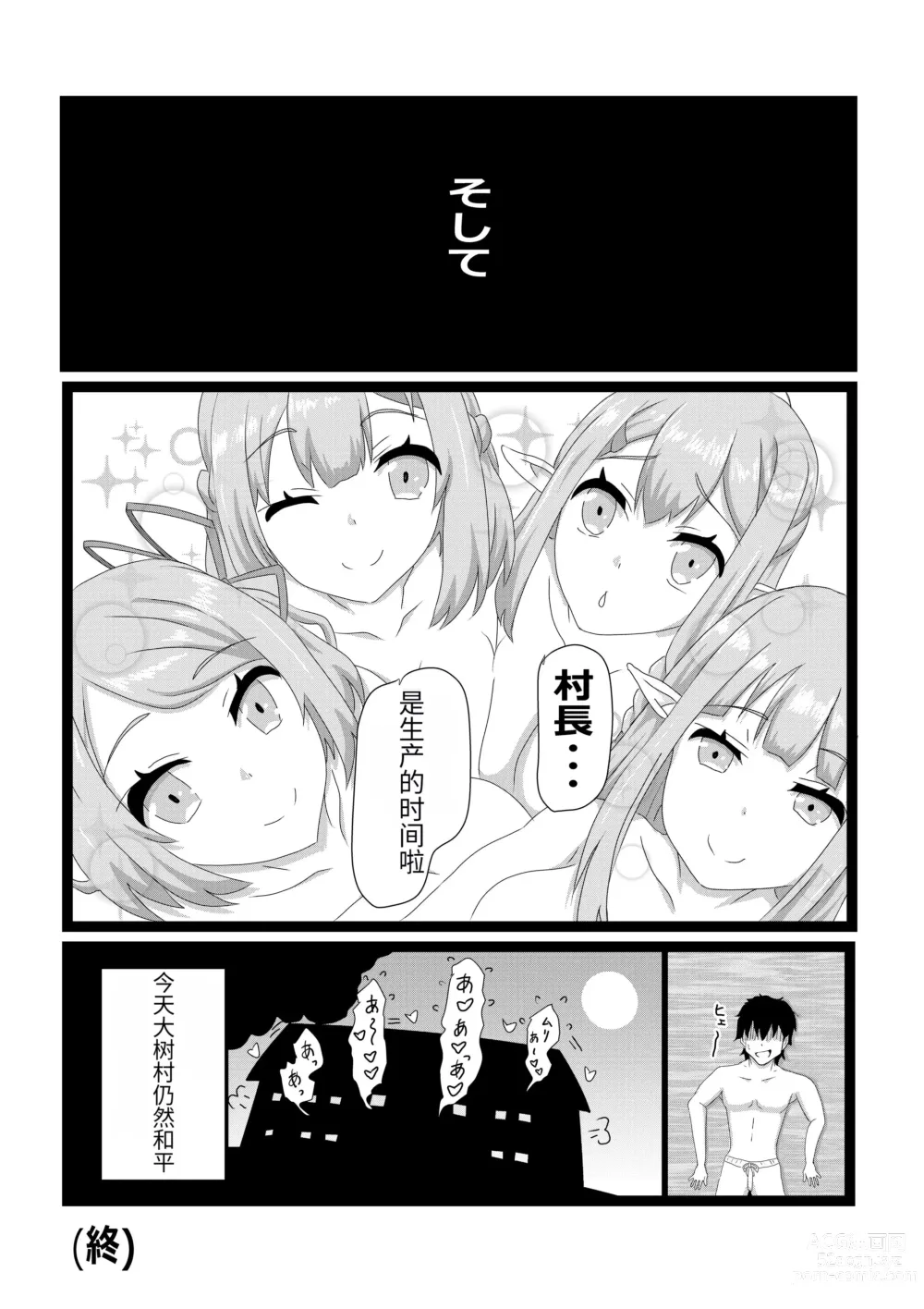 Page 43 of doujinshi Non Non Nonbiri Isekai Nouka Harem